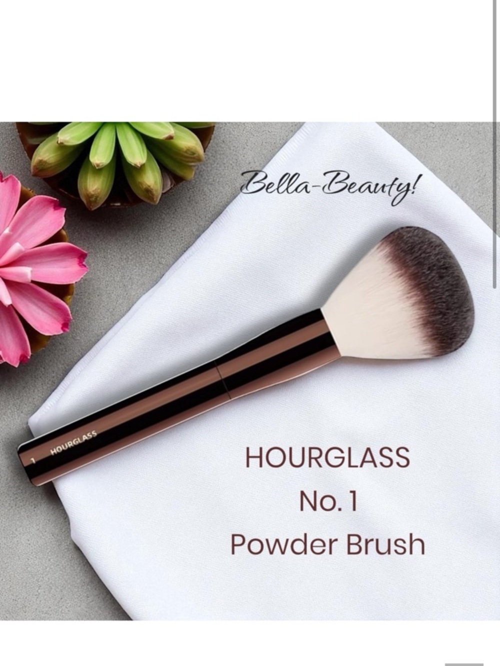 HOURGLASS No. 1 Powder Brush  ~NEW~ | Cosmetic Makeup Brush   No Box